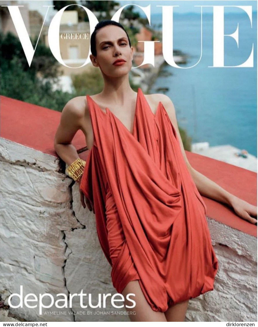 Vogue Magazine Greece 2023-06 Cover 2 Aymeline Valade - Unclassified