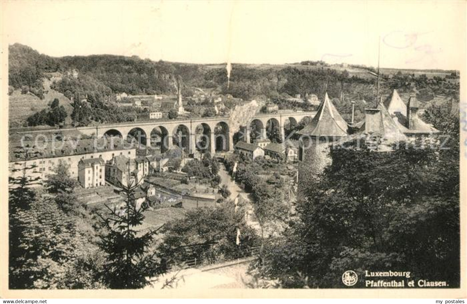 73292561 Luxembourg_Luxembourg Pfaffenthal Et Clausen Viaduc - Arlon