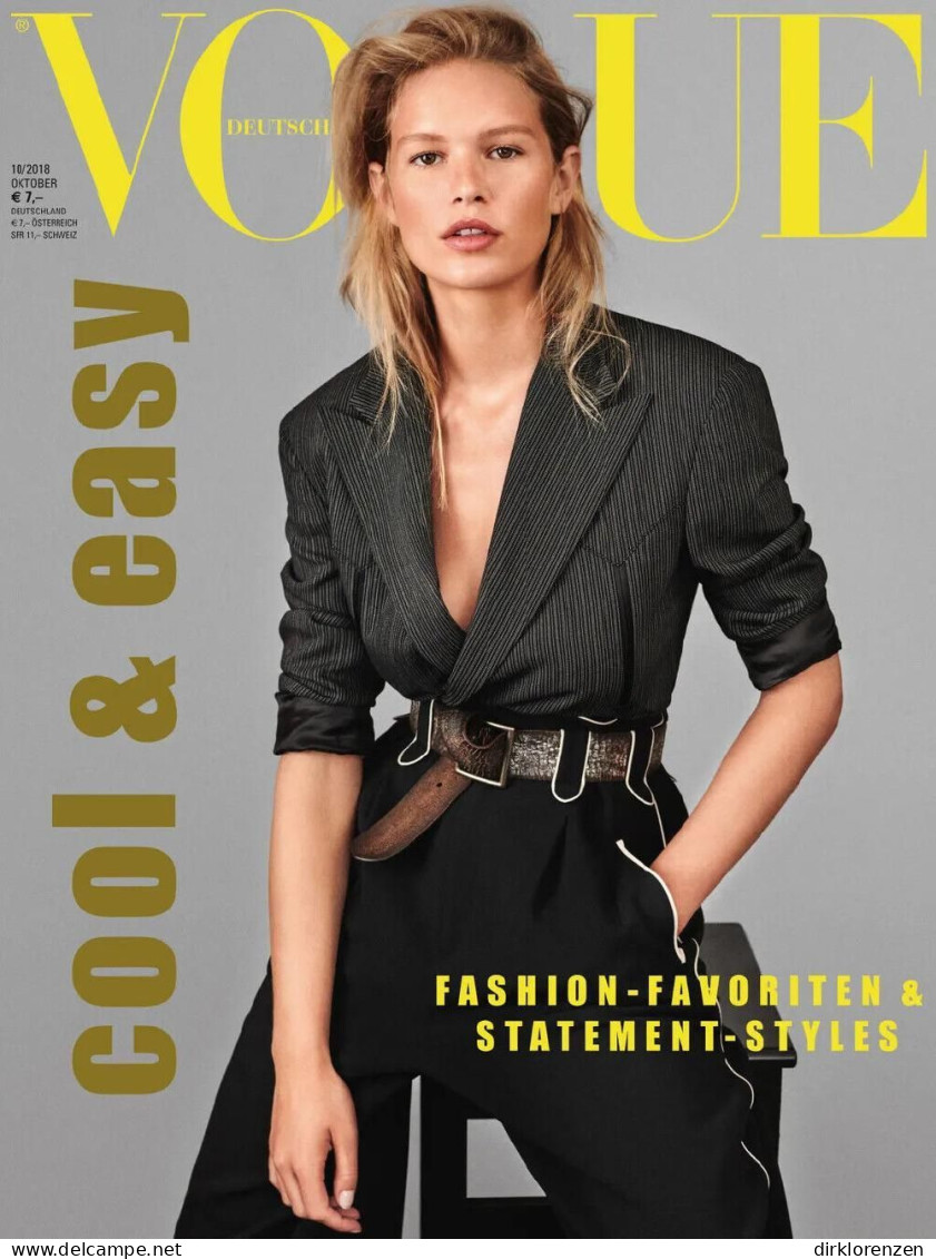 Vogue Magazine Germany 2018-10 Anna Ewers  - Sin Clasificación