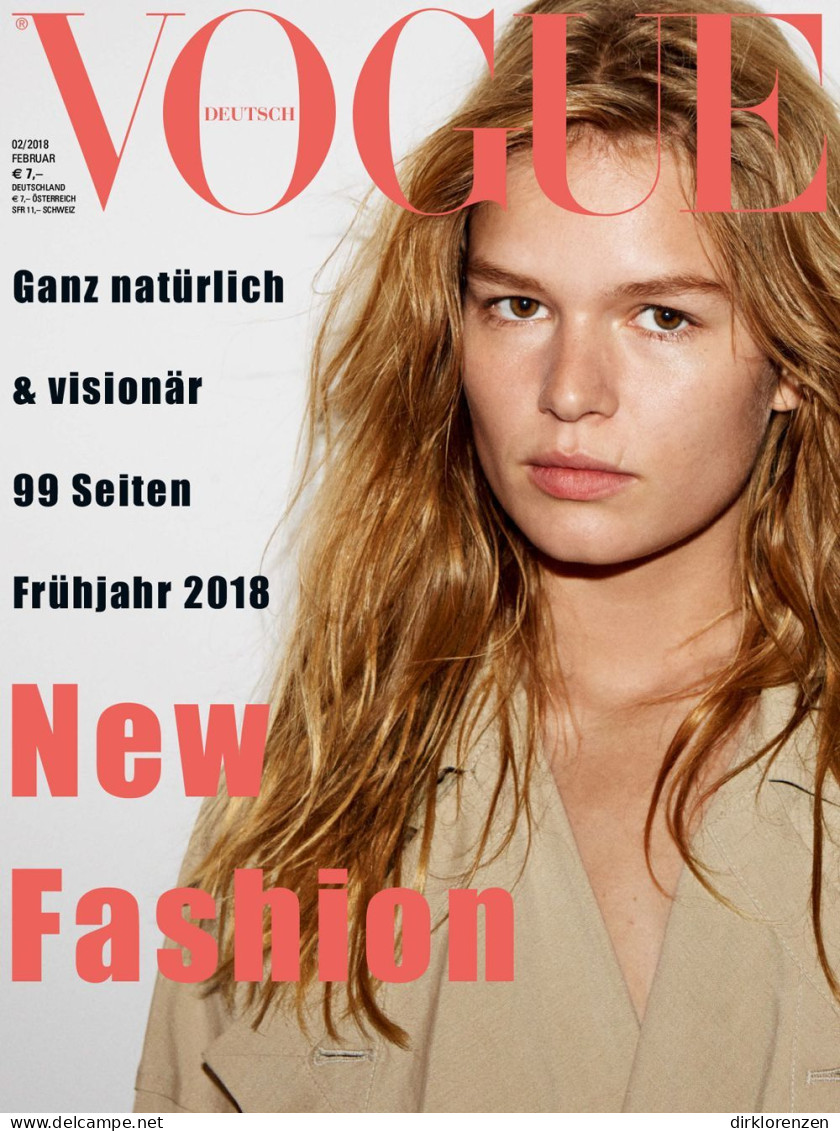 Vogue Magazine Germany 2018-02 Anna Ewers - Non Classés