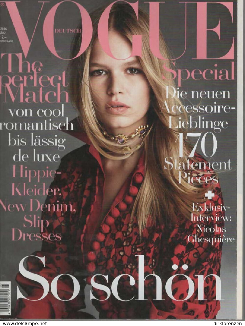 Vogue Magazine Germany 2016-03 Anna Ewers  - Non Classés