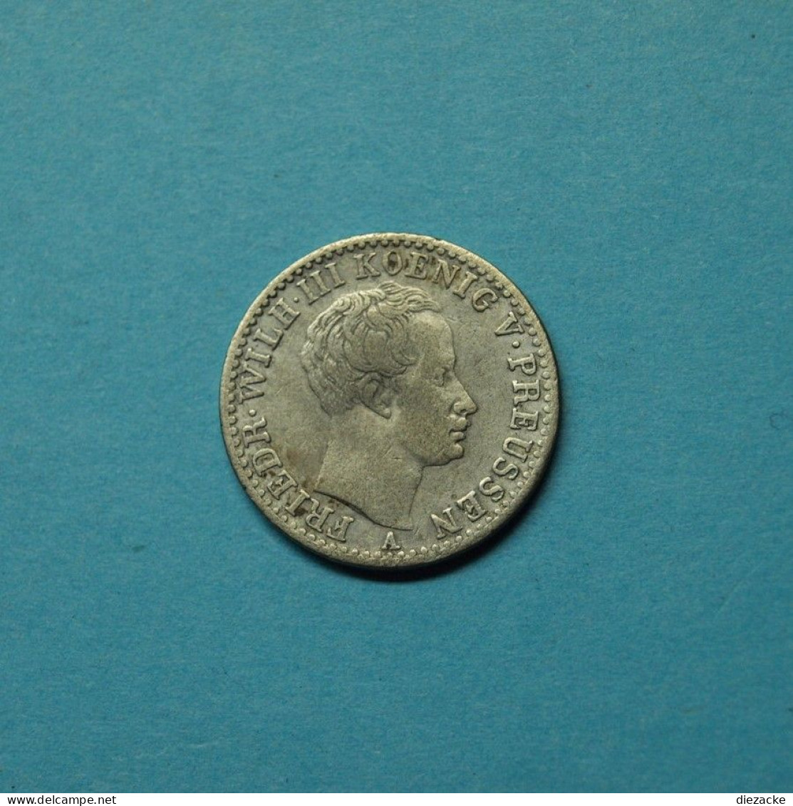 Preussen 1822 A 1/6 Taler König Friedrich Wilhelm III. (WK041 - Monedas Pequeñas & Otras Subdivisiones
