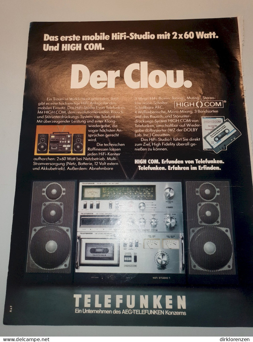 Telefunken Clipping 1980 Germany 0007 - Zonder Classificatie