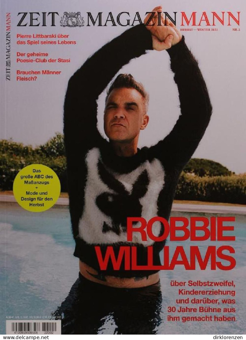 Zeit Magazine Mann Germany 2022-02 Robbie Williams - Non Classés