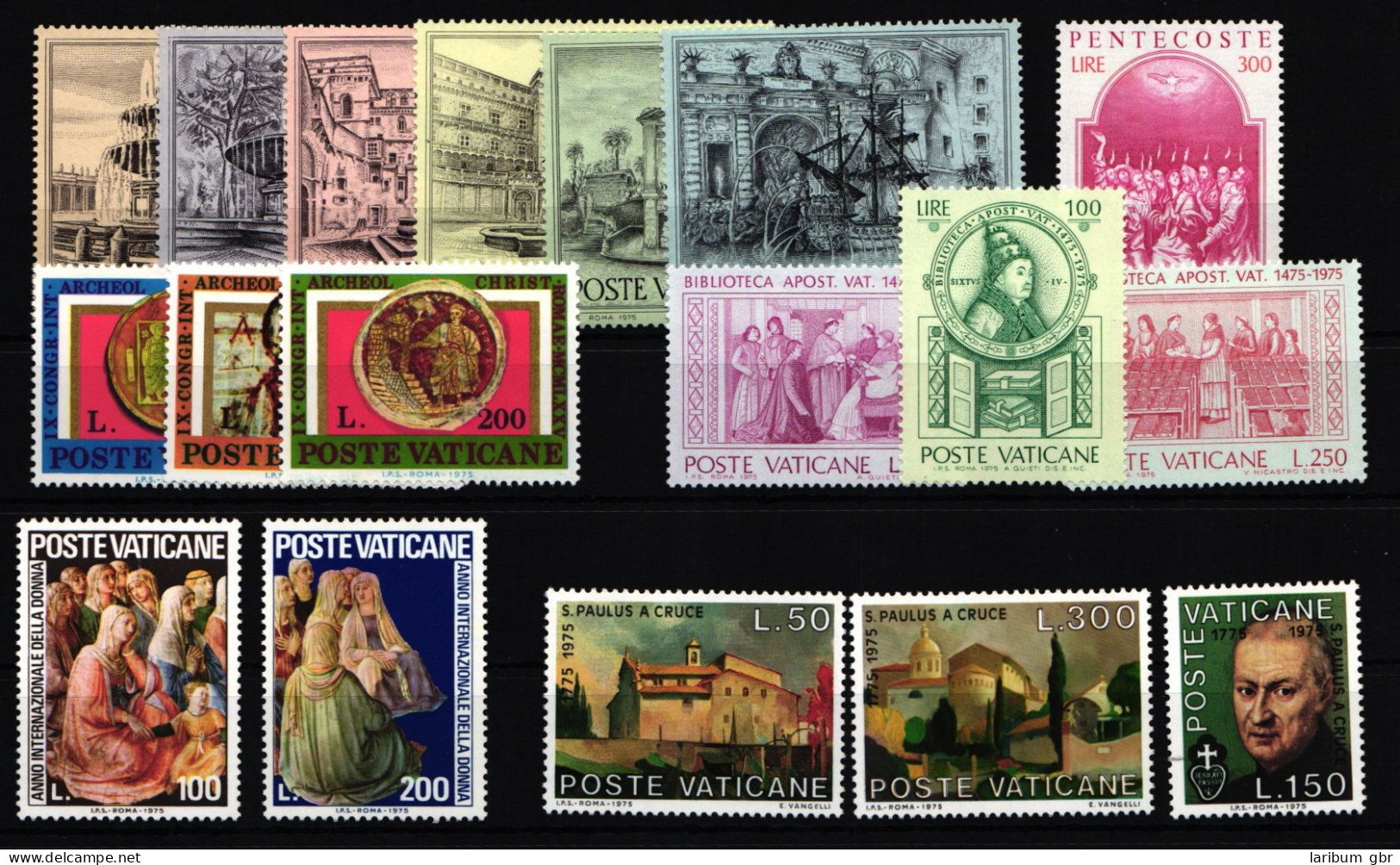 Vatikan Jahrgang 1975 Postfrisch #KM894 - Autres & Non Classés