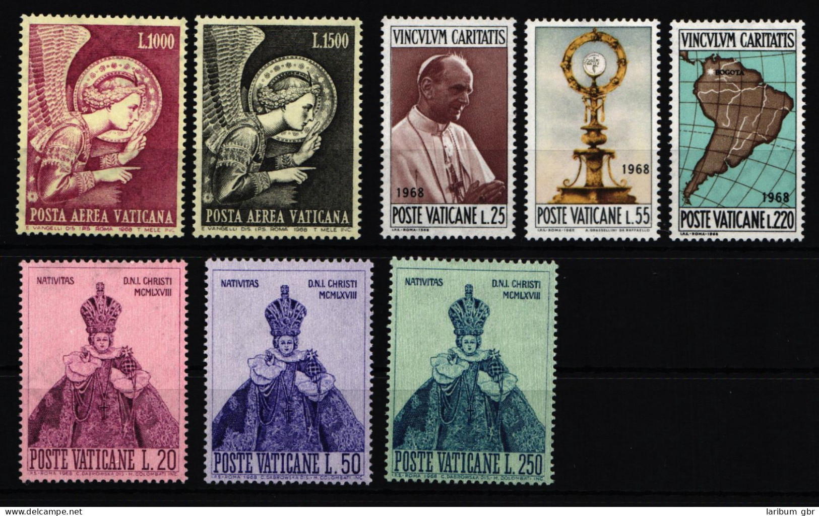 Vatikan Jahrgang 1968 Postfrisch #KM901 - Otros & Sin Clasificación