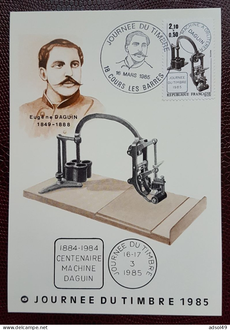 France 1985 - Journée Du Timbre Machine Daguin - Unused Stamps
