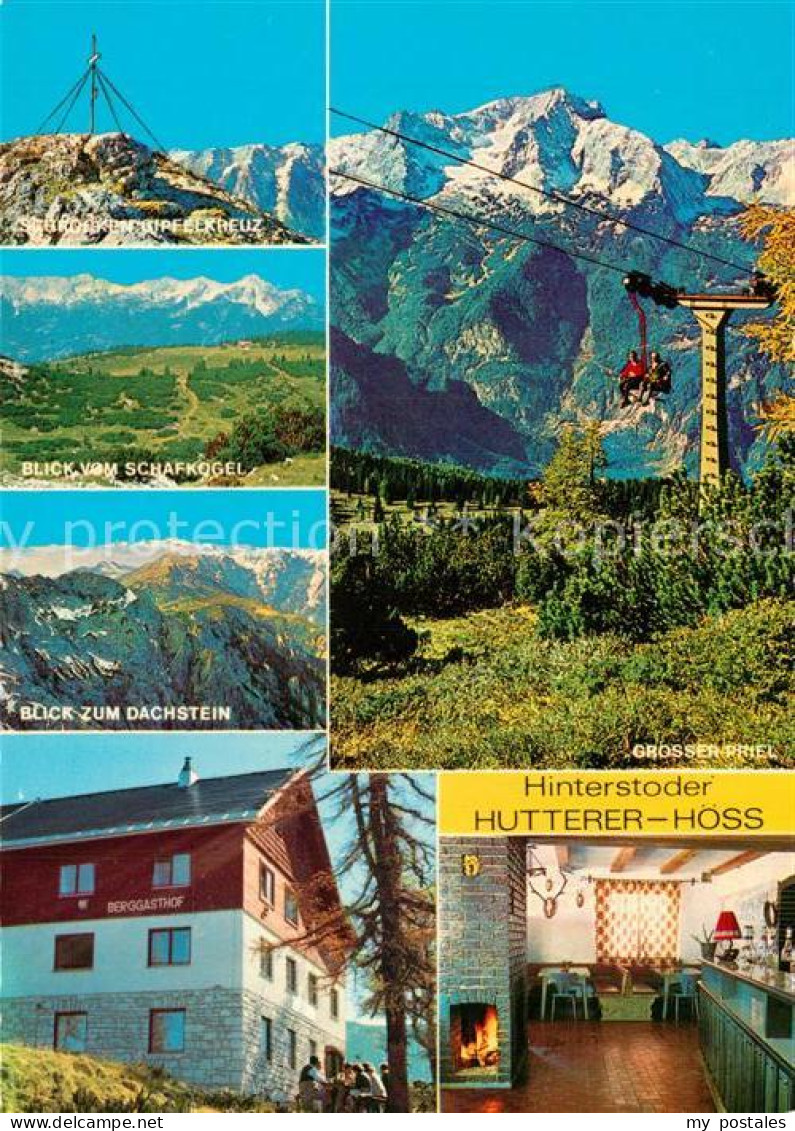 73291233 Hinterstoder Berghaus Hutterer Hoess Dachstein Blick Vom Schafkogel Sch - Sonstige & Ohne Zuordnung