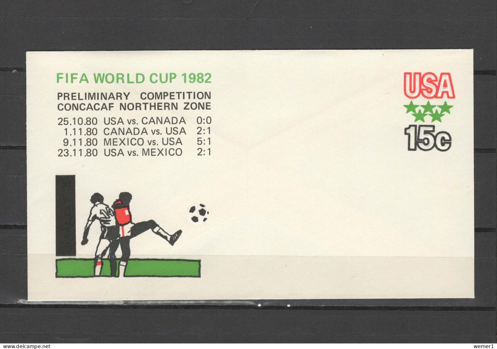 USA 1982 Football Soccer World Cup Commemorative Cover - 1982 – Espagne