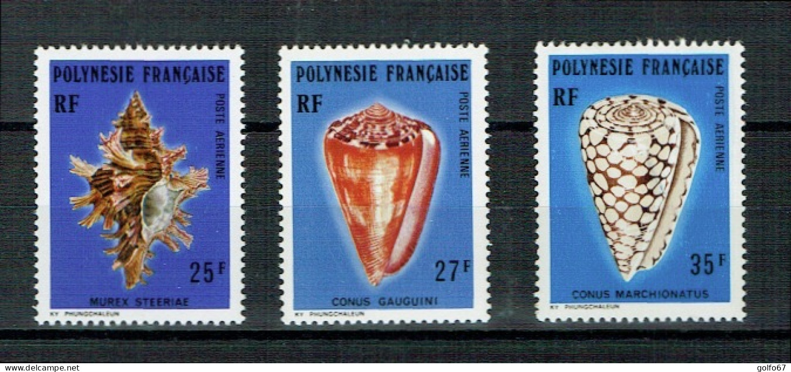 POLYNÉSIE FRANÇAISE Poste Aérienne 1977 Y&T N° 114 à 116 NEUF** - Unused Stamps