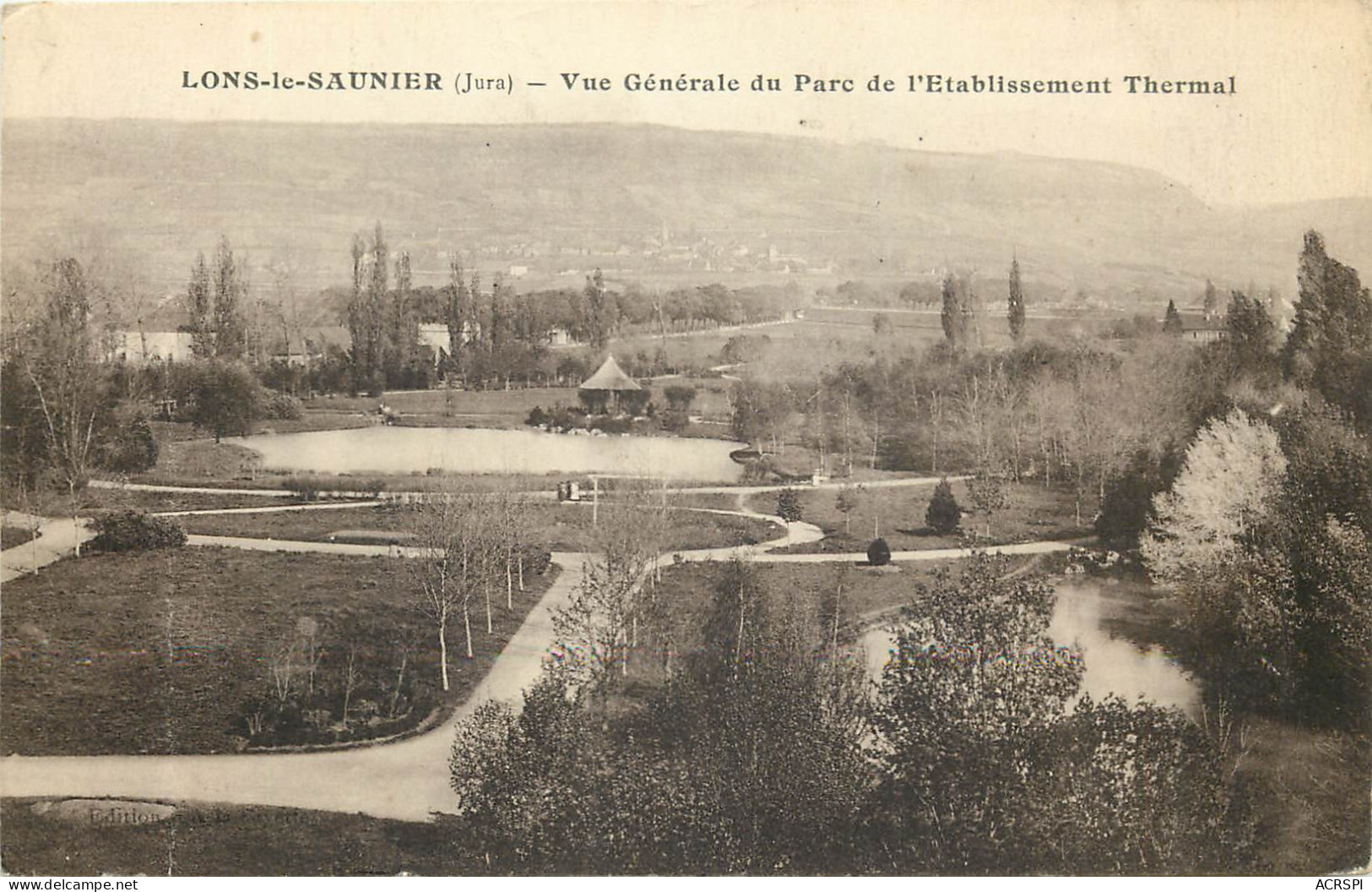 39 Jura Lons Le Saunier Vue Générale Du Parc De L'établissement Thermal     N° 8 \MN6012 - Lons Le Saunier