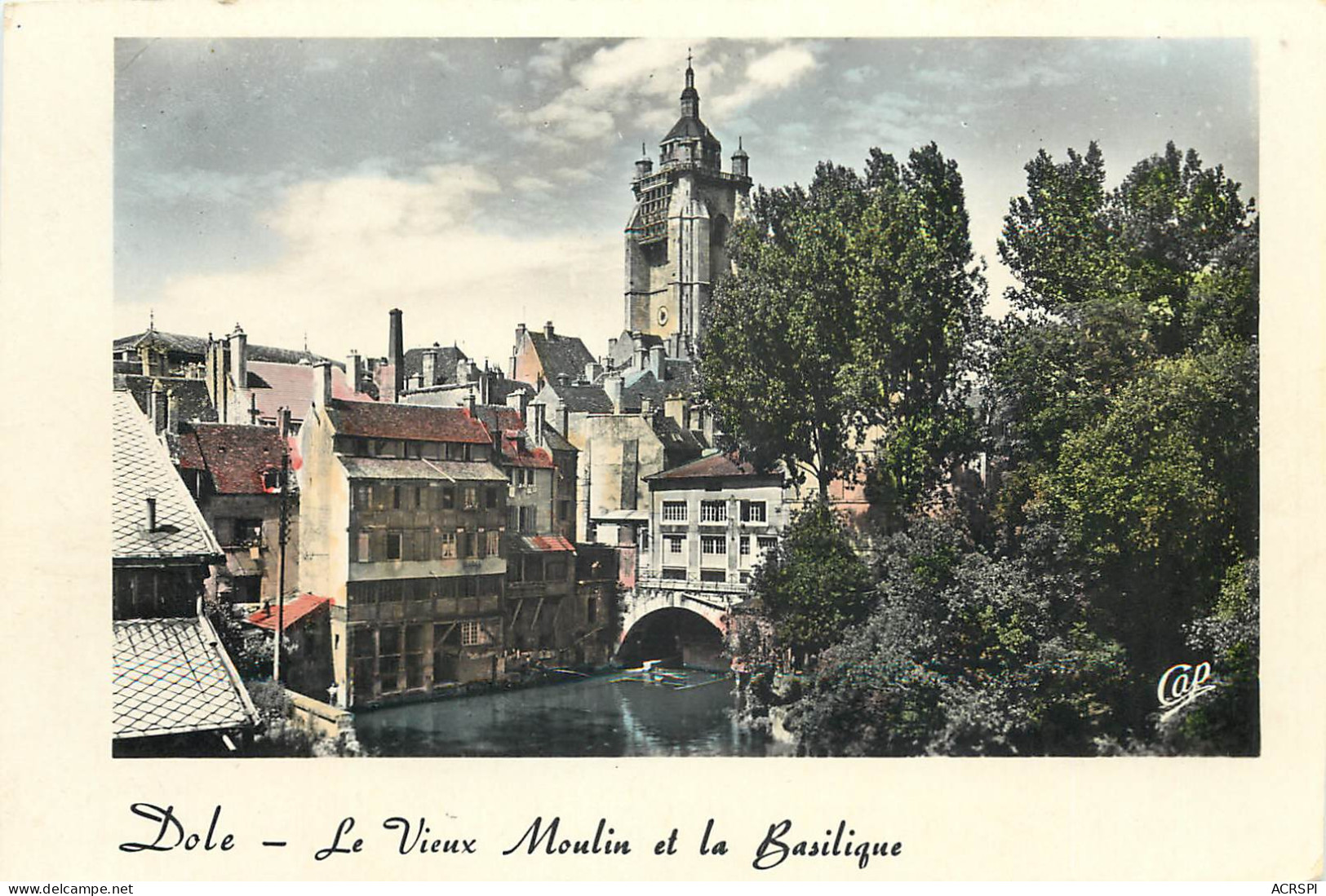 39  Jura  Dole Le Vieux Moulin Et La Basilique      N° 31 \MN6014 - Dole