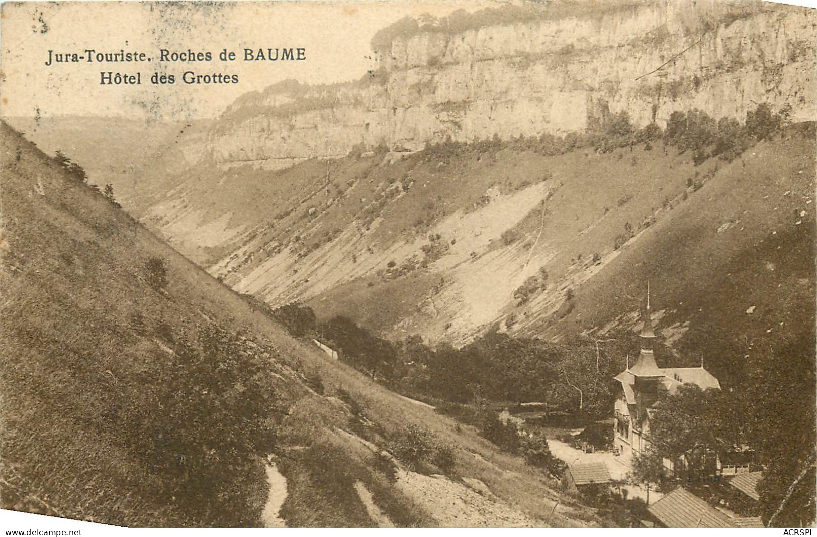 39  Jura  Dole   Roches De Baume Hôtel Des Grottes    N° 55 \MN6014 - Baume-les-Messieurs