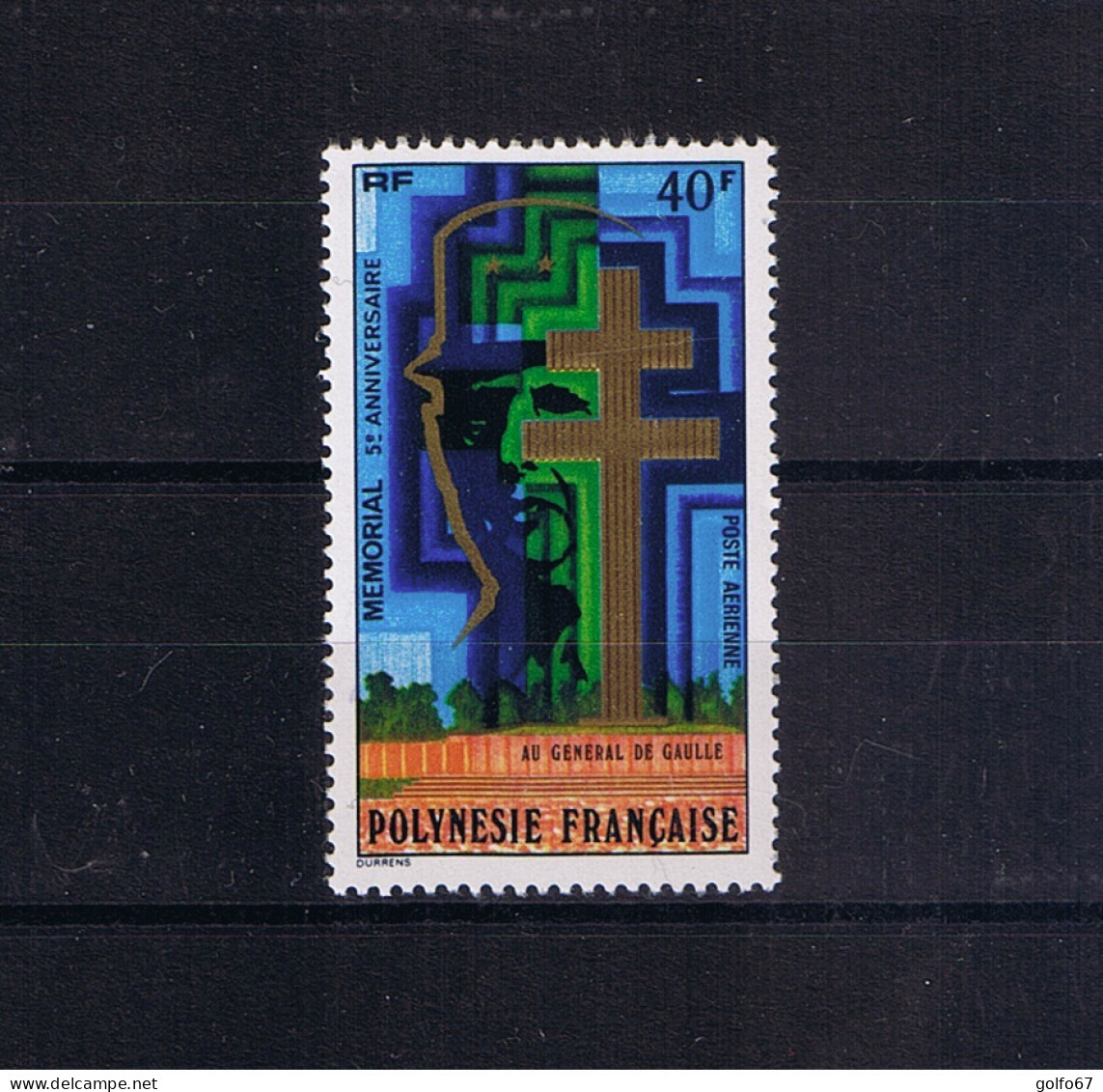 POLYNÉSIE FRANÇAISE Poste Aérienne 1977 Y&T N° 123 NEUF** - Nuevos