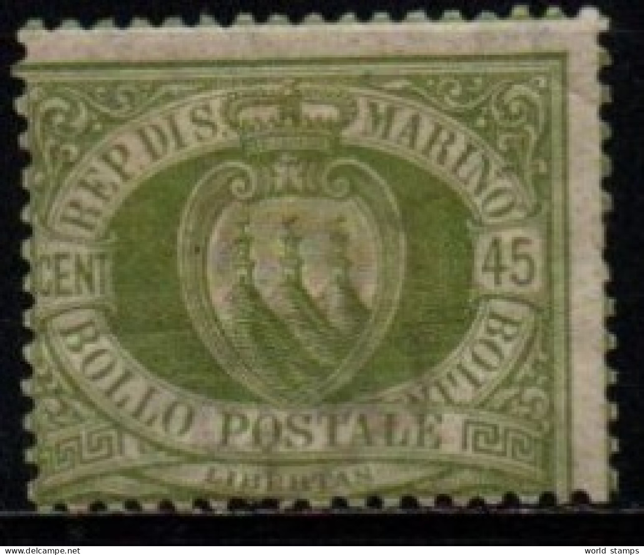 SAINT-MARIN 1892-4 * - Unused Stamps