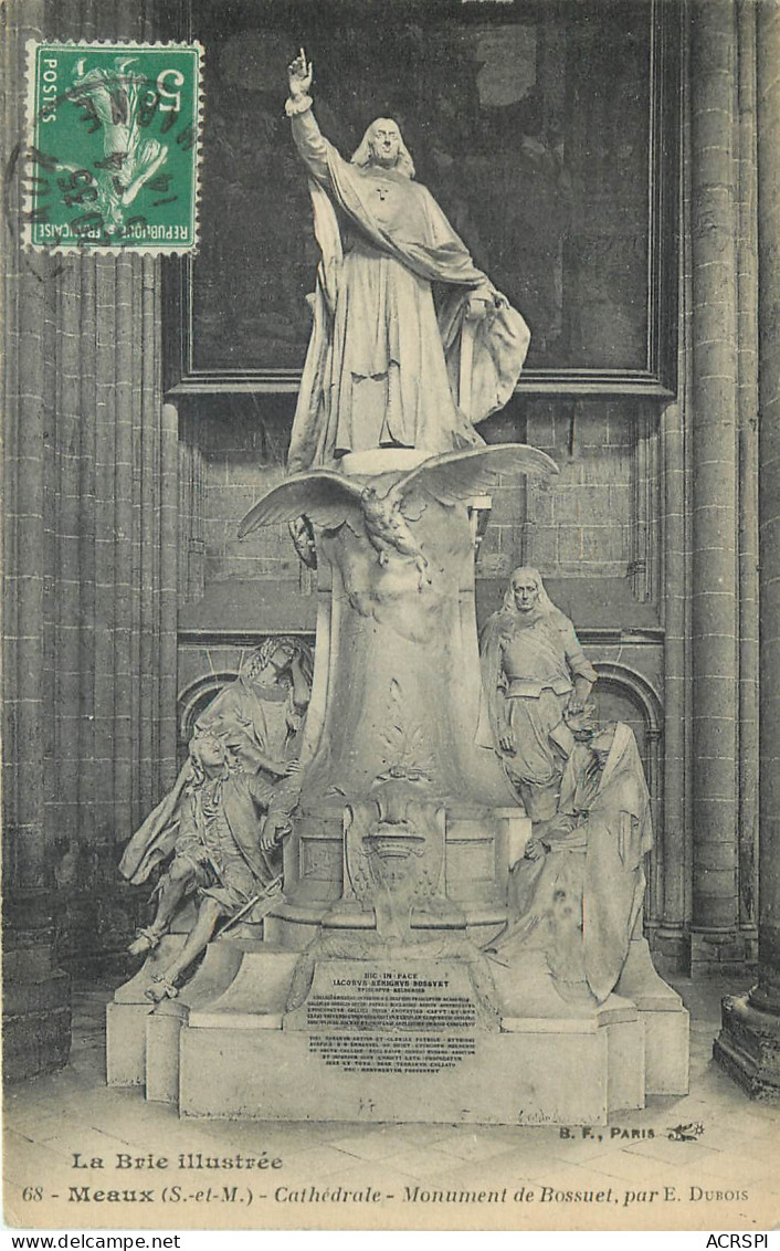 77  Seine Et Marne   Meaux  La Cathédrale  Monument De Bossuet     N° 41 \MN6021 - Meaux