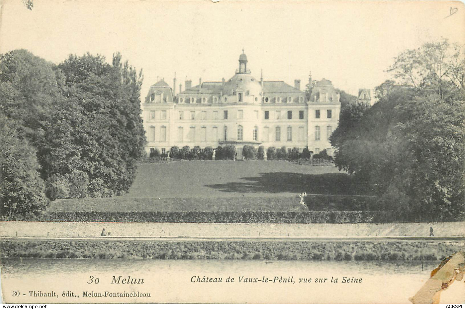 77 Seine Et Marne Melun Château De Vaux Le Pénil Vue Sur La Seine    N° 1 \MN6022 - Melun