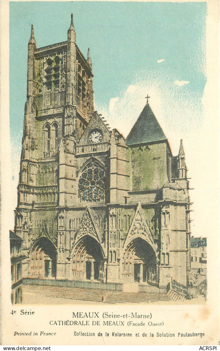 77 Seine Et Marne  Meaux  La Cathédrale     N° 39 \MN6023 - Meaux