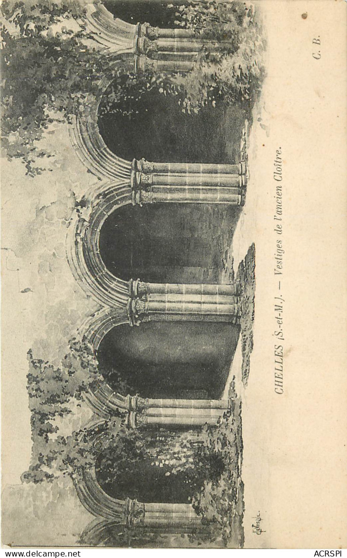 77  Seine Et Marne Chelles Vestiges De L'ancien Cloître       N° 5 \MN6024 - Chelles