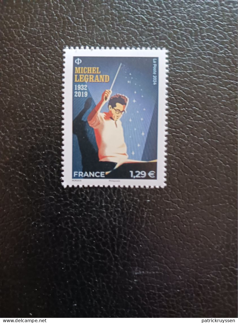 France 2024 Michel LEGRAND 1932 2019 Composer Pianist  Singer Crown Affair 1v Mnh - Unused Stamps