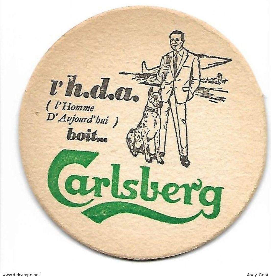 #83 Carlsberg - Bierdeckel