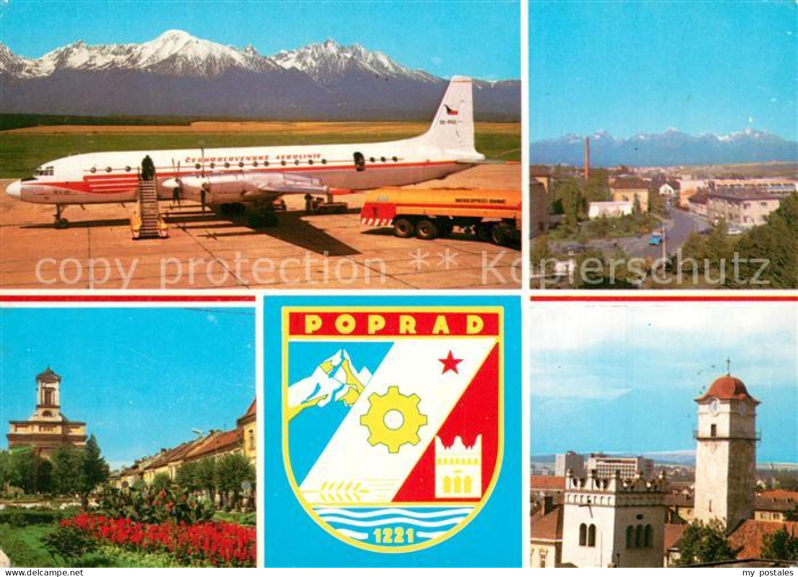 73289888 Poprad Mit Flugzeug  Poprad - Slovaquie