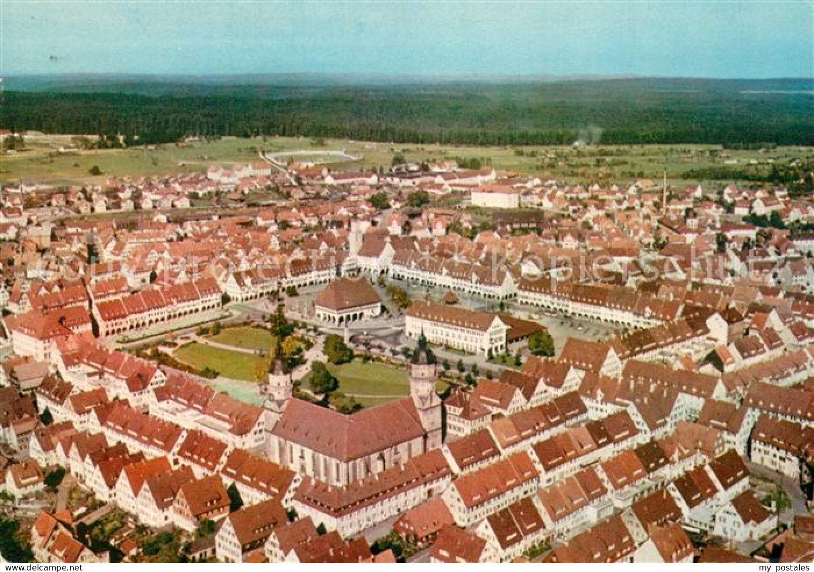 73288923 Freudenstadt Fliegeraufnahme Hotel Kurhaus Rappen Freudenstadt - Freudenstadt