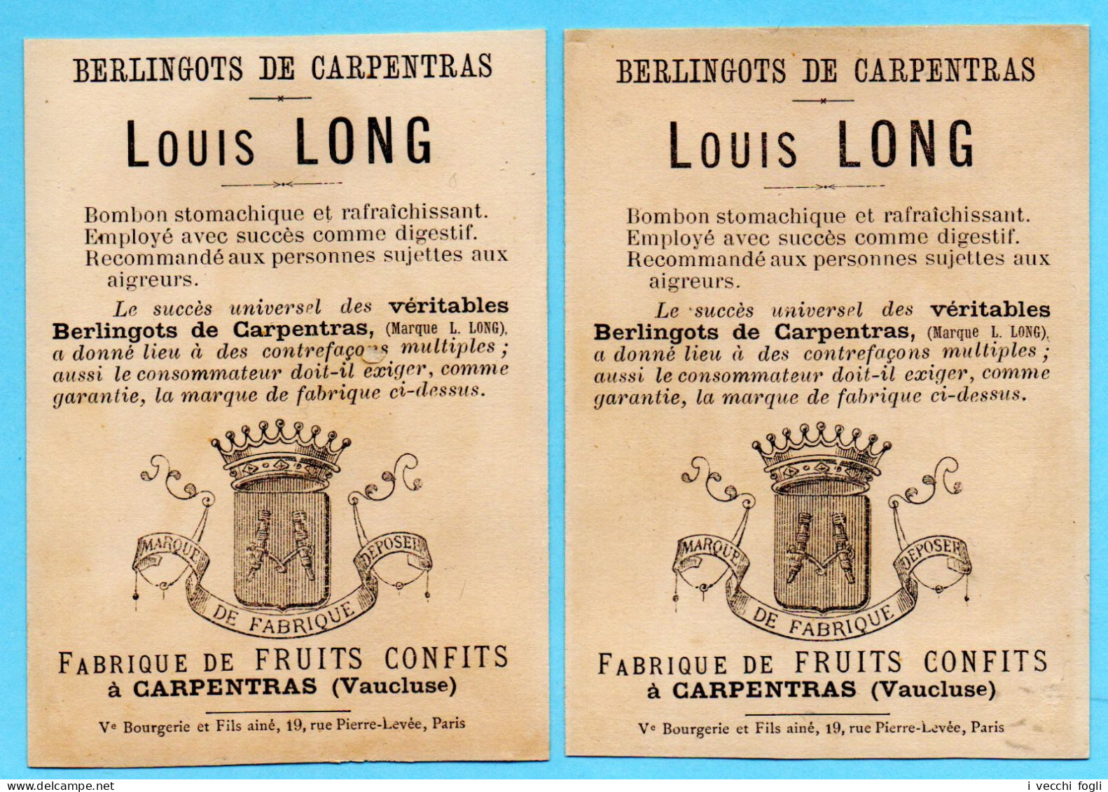 Lot De 2 Chromos Louis Long. Couple De Paysans à L’intérieur De Leur Maison. Imp. Bourgerie - Autres & Non Classés