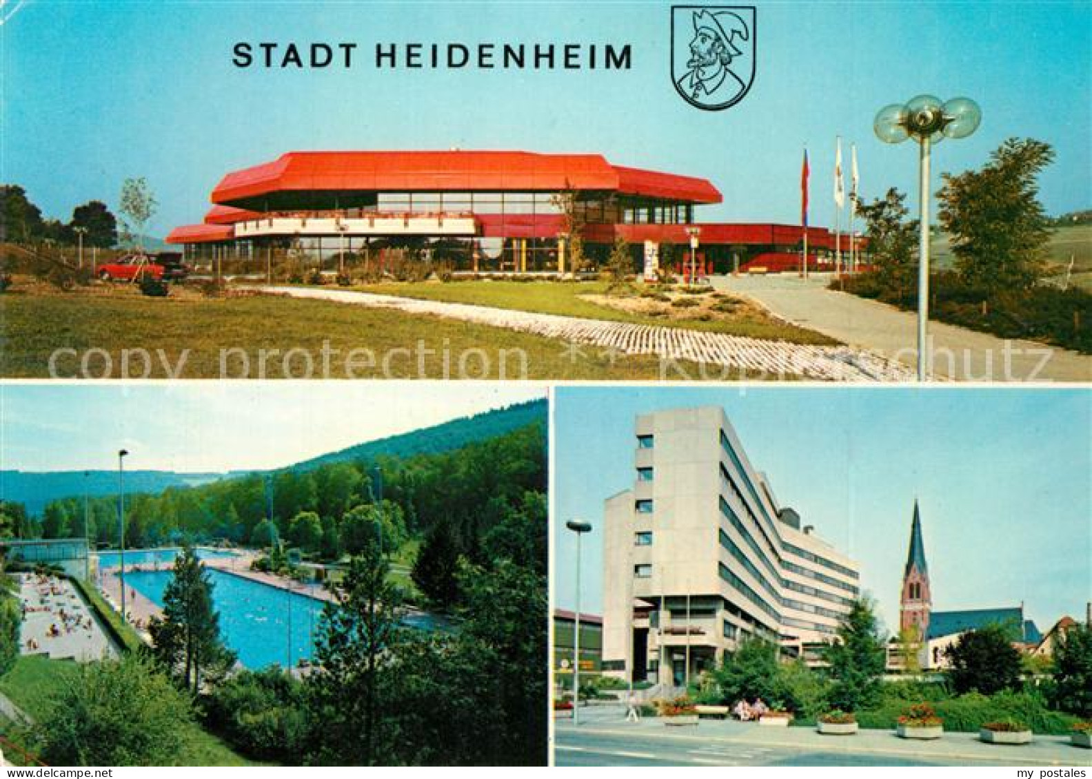 73288912 Heidenheim Brenz Hallenfreizeitbad Aquarena Waldbad Rathaus Heidenheim  - Heidenheim