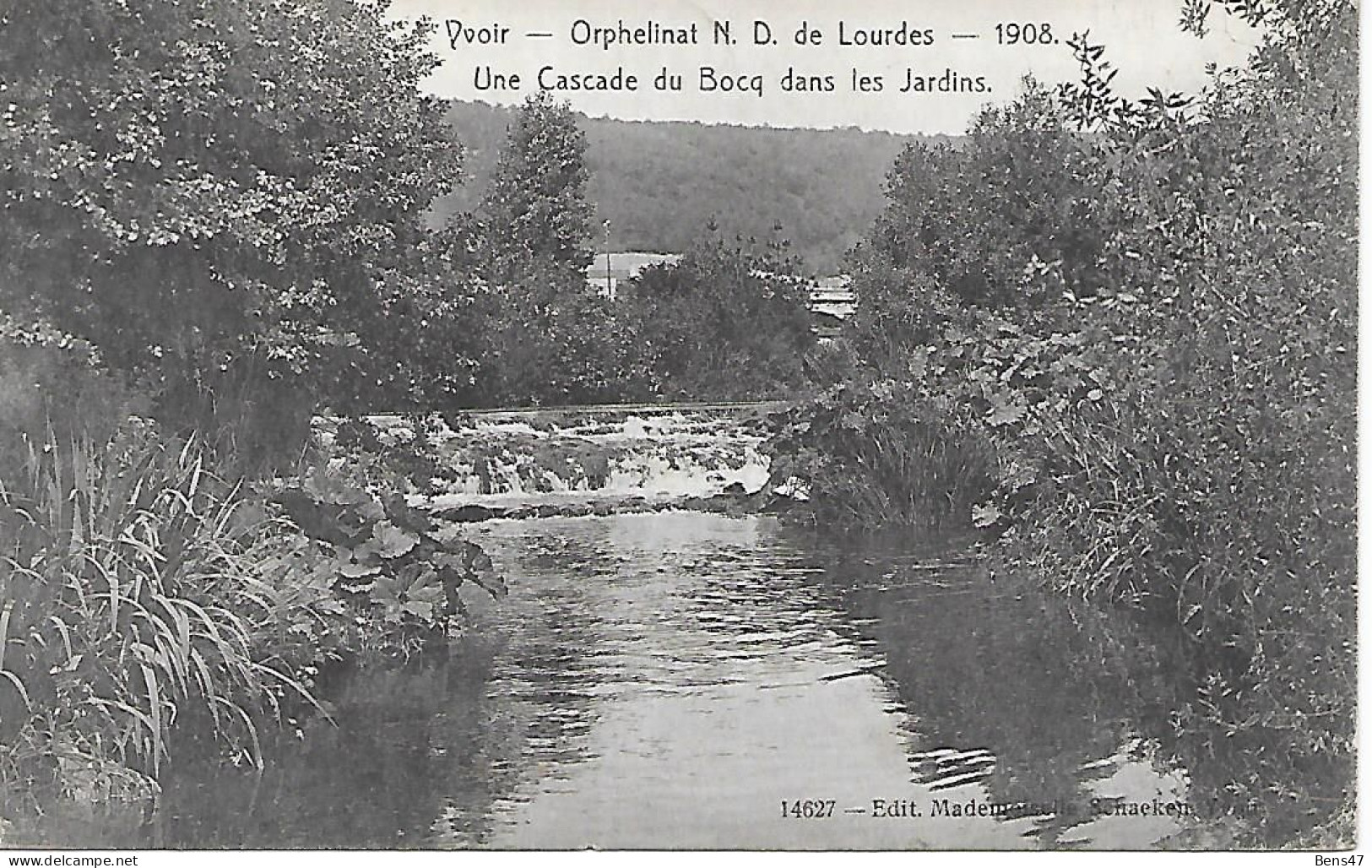 Yvoir Une Cascade Du Bocq Dans Les Jardins - Yvoir