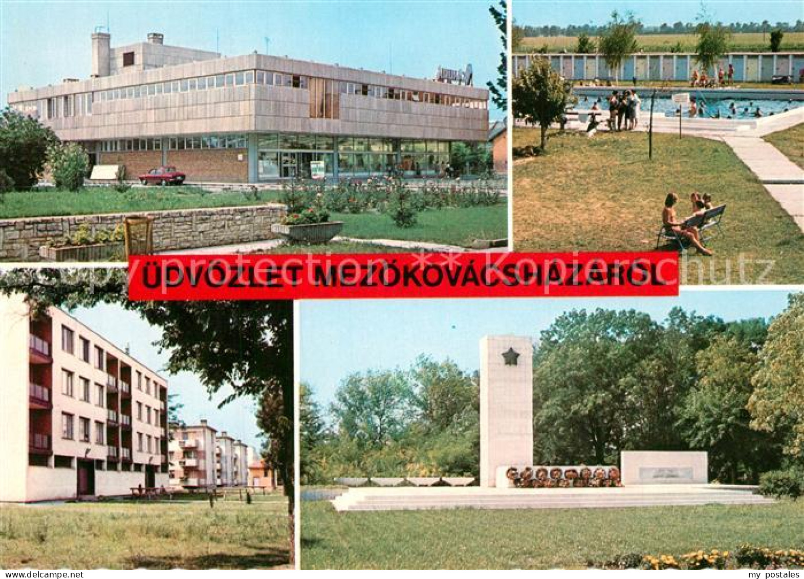 73286806 Balaton Plattensee Mez&#246;kovacshaza Denkmal Wohnsiedlung Balaton Pla - Hongarije