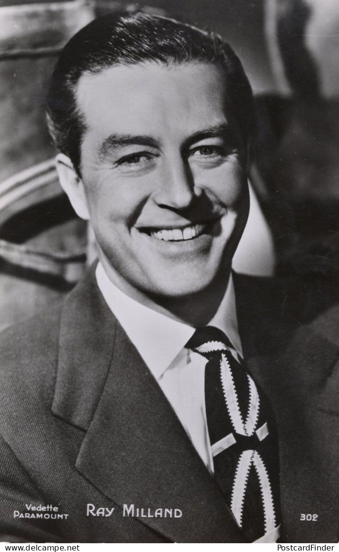 Ray Milland Film Actor Vintage Paramount Film 302 Photo Postcard - Actores