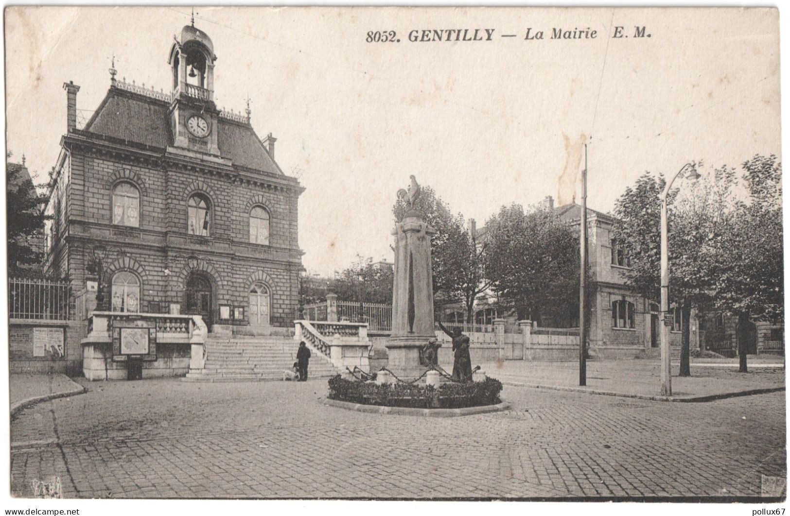 CPA DE GENTILLY  (VAL DE MARNE)  LA MAIRIE - Gentilly