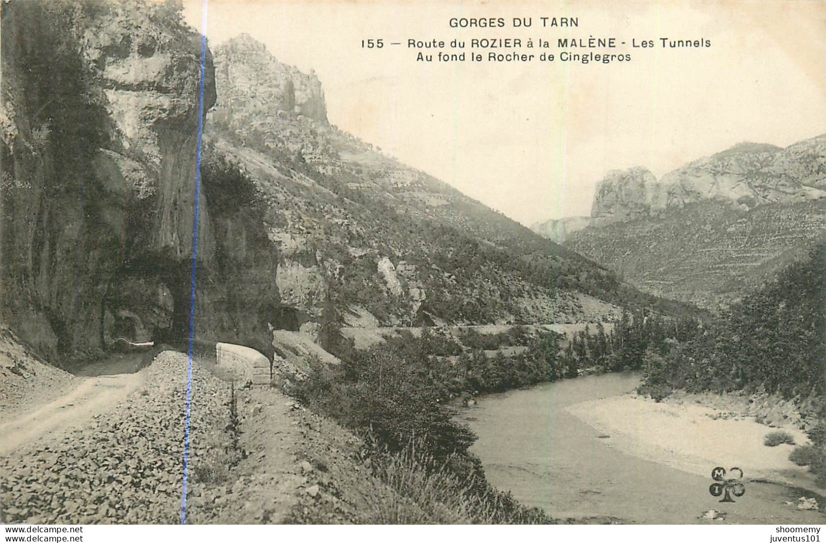 CPA Gorges Du Tarn-Route Du Rozier à La Malène-Les Tunnels-155       L2133 - Gorges Du Tarn