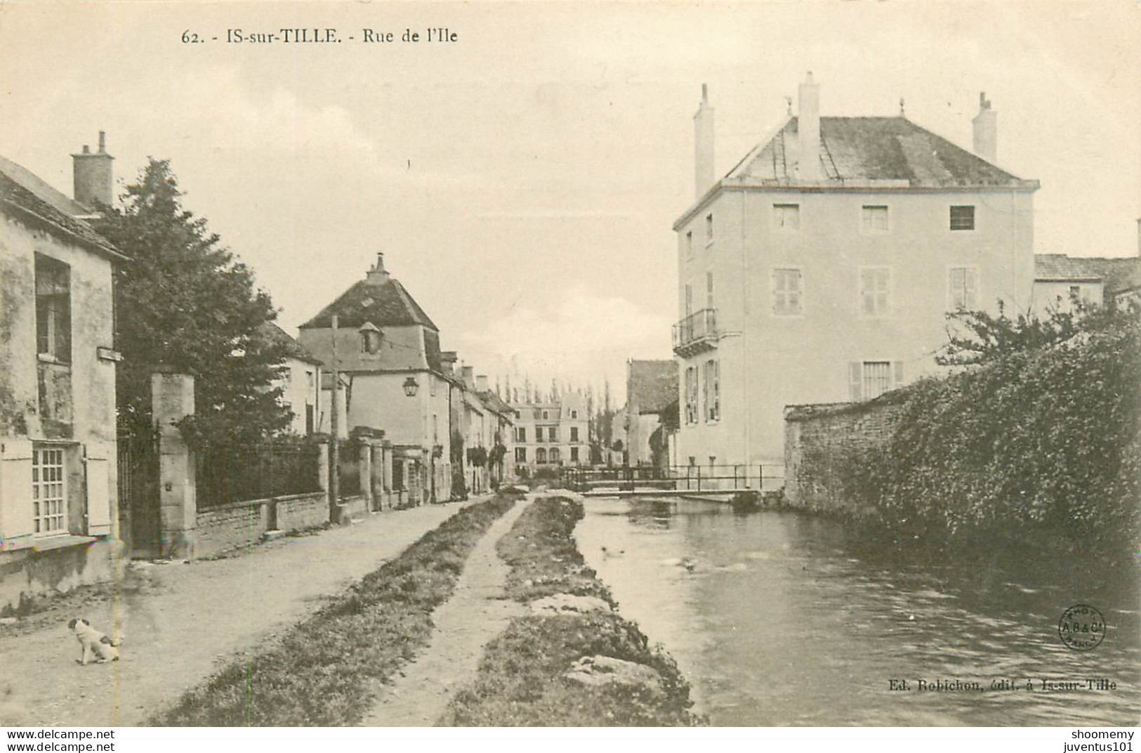 CPA Is Sur Tille-Rue De L'Ile-62      L1919 - Is Sur Tille