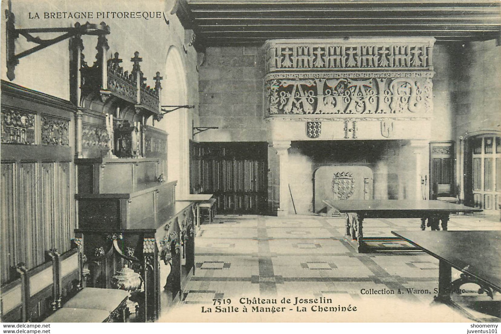 CPA Château De Josselin-La Salle à Manger-La Cheminée      L1148 - Josselin