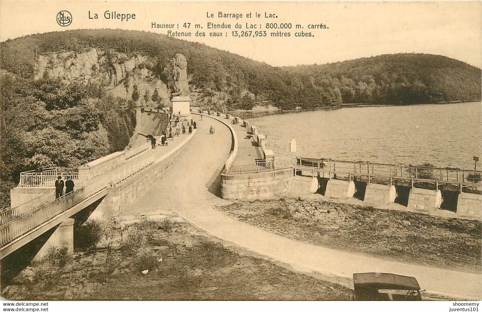 CPA La Gileppe-Le Barrage Et Le Lac     L1148 - Other & Unclassified