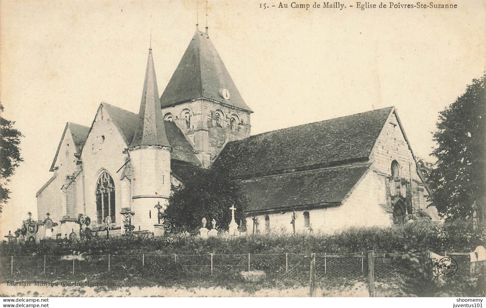 CPA Au Camp De Mailly-Eglise De Poivres Ste Suzanne-15     L2454 - Mailly-le-Camp