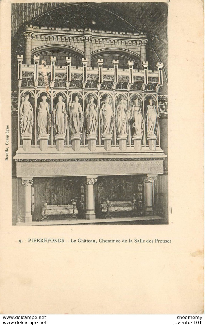 CPA Pierrefonds-Le Château-Cheminée De La Salle Des Preuses     L1157 - Pierrefonds