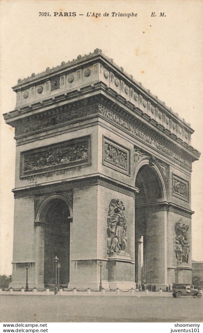 CPA Paris-Arc De Triomphe-7024          L2414 - Triumphbogen