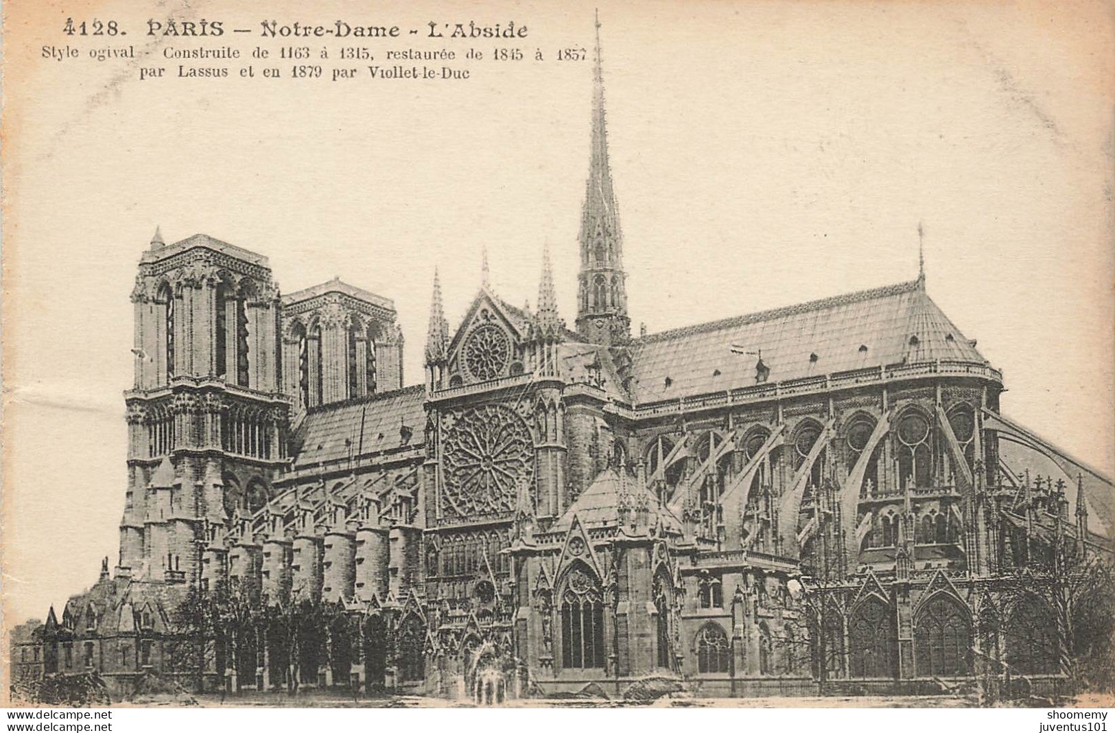 CPA Paris-Notre Dame-Abside-4128          L2414 - Notre Dame De Paris