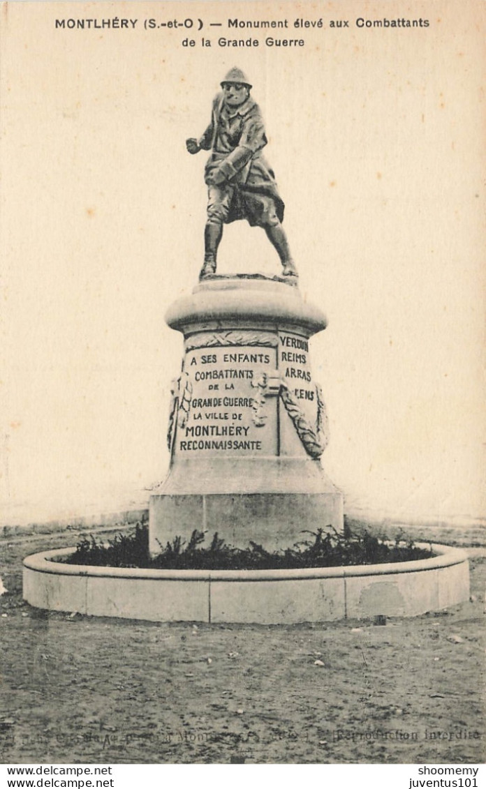 CPA Montlhéry-Monument élevé Aux Combattants De La Grande Guerre       L2414 - Montlhery