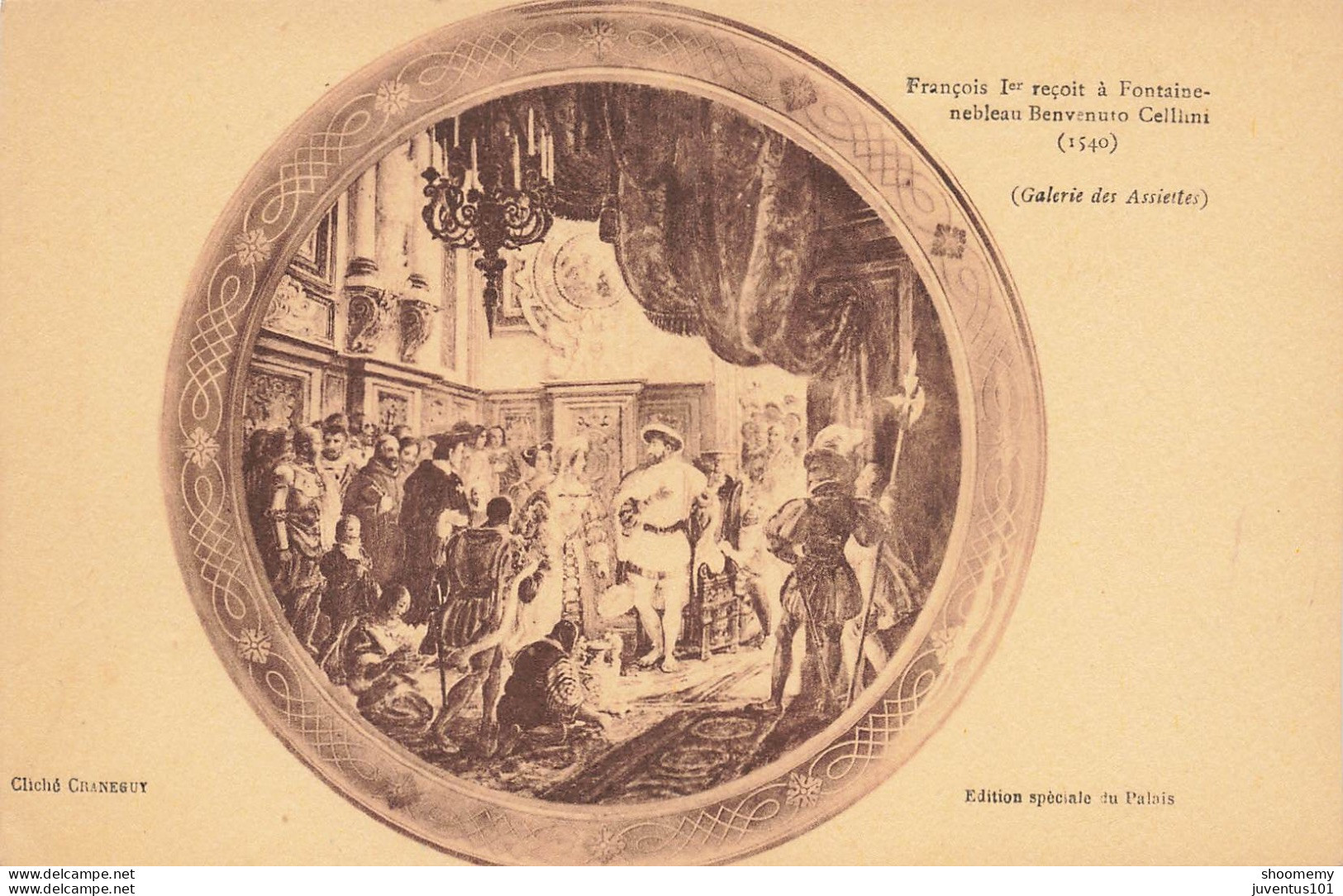 CPA Histoire-François 1er Reçoit à Fontainebleau         L2415 - History