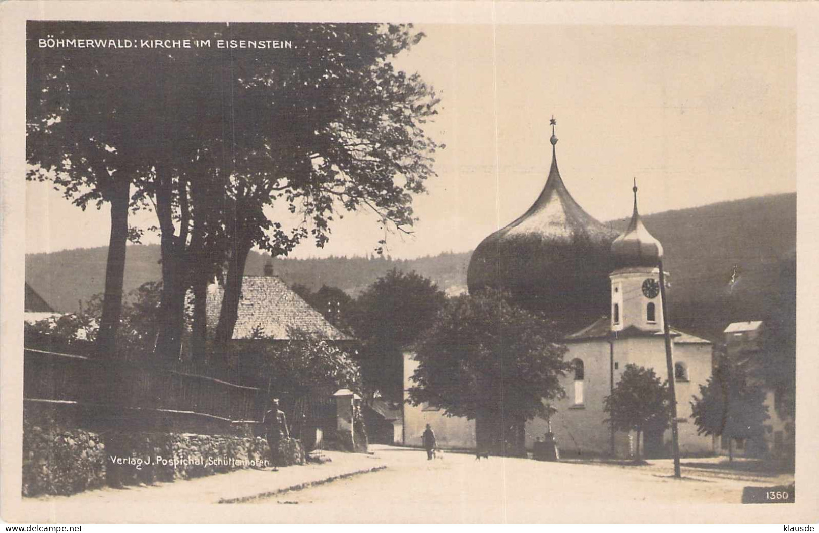 Böhmerwald - Kirche Im Eisenstein Gel.1925 - Bohemen En Moravië