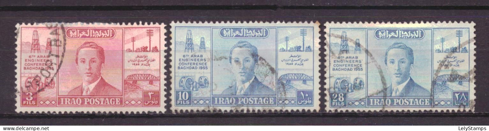 Irak / Iraq 188 T/m 190 Used (1955) - Iraq