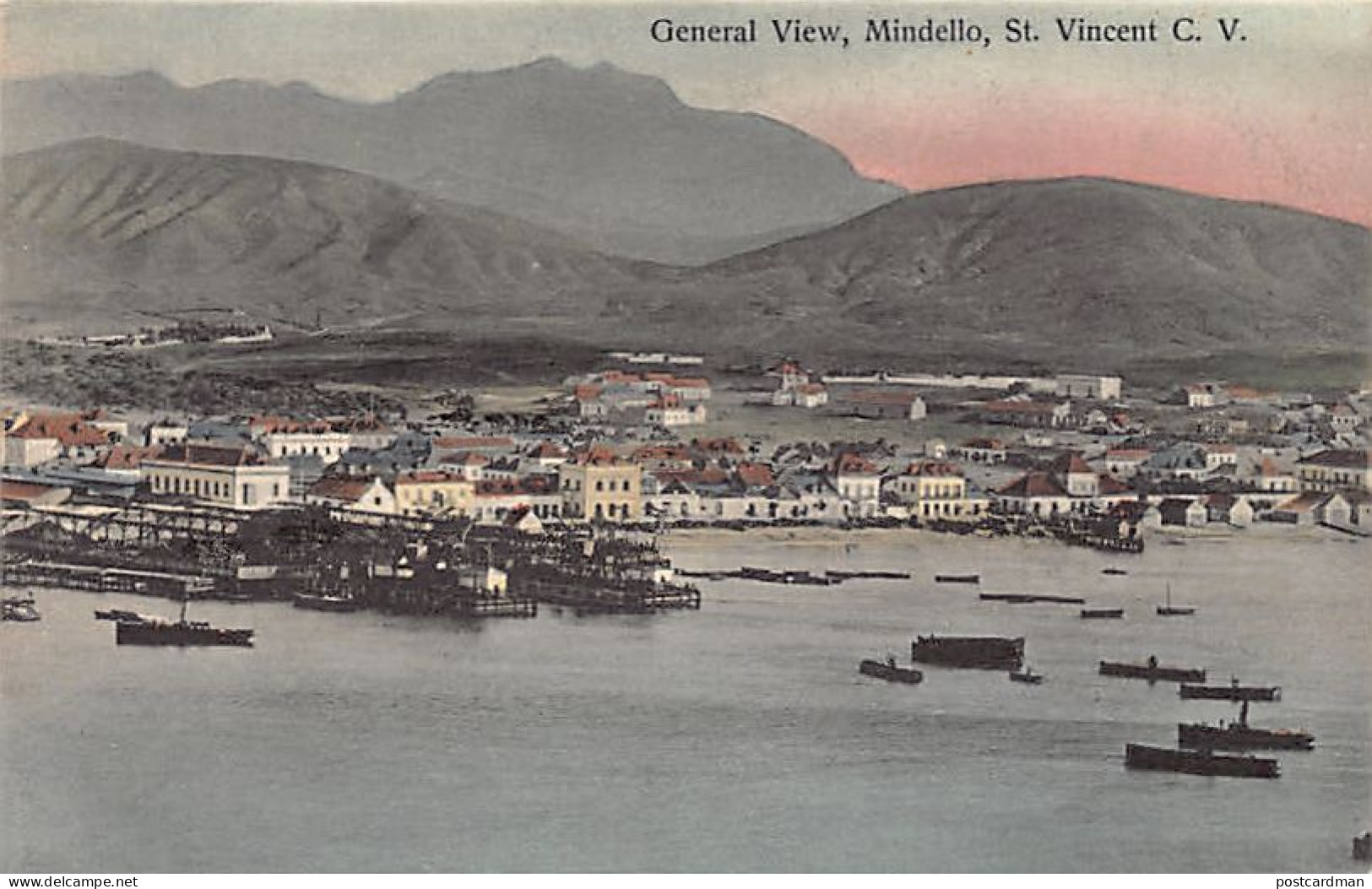 Cabo Verde - São Vicente - General View, Mindello - Ed. Bon Marché - Cap Vert