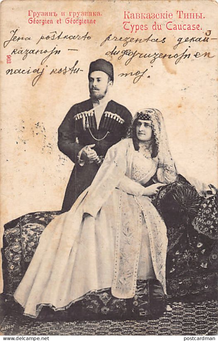 Georgia - Types - Man And Woman - Publ. Unknown 962 - Georgien
