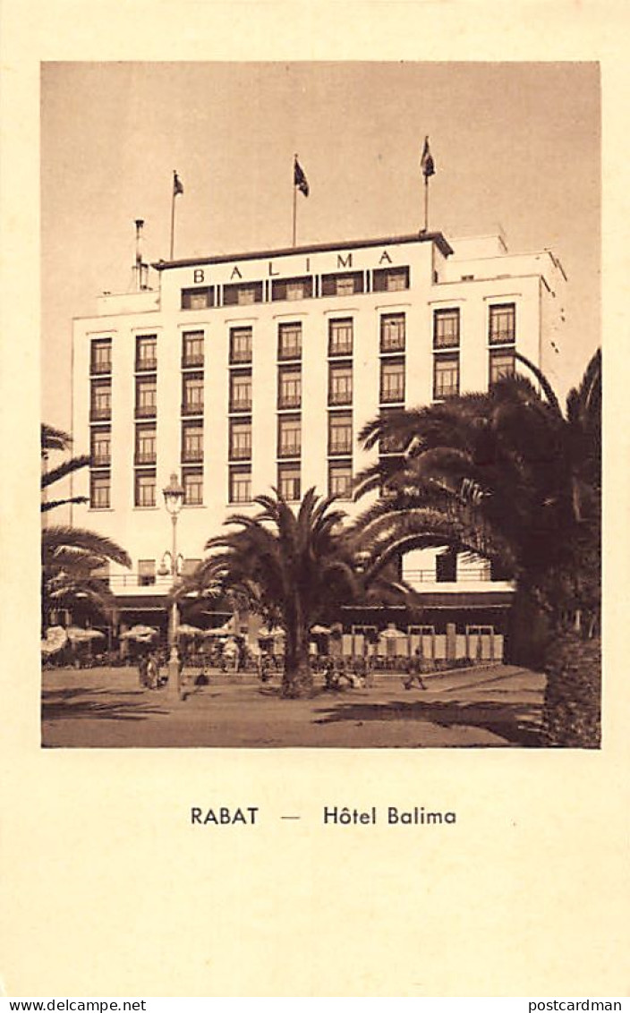 Maroc - RABAT - Hôtel Balima - Ed. Braun & Cie  - Rabat