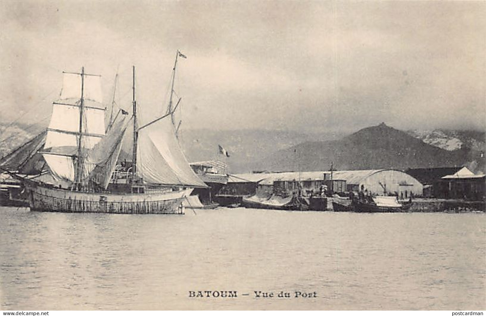 Georgia - BATUMI - View Of The Harbour - Publ. Messageries Maritimes  - Géorgie