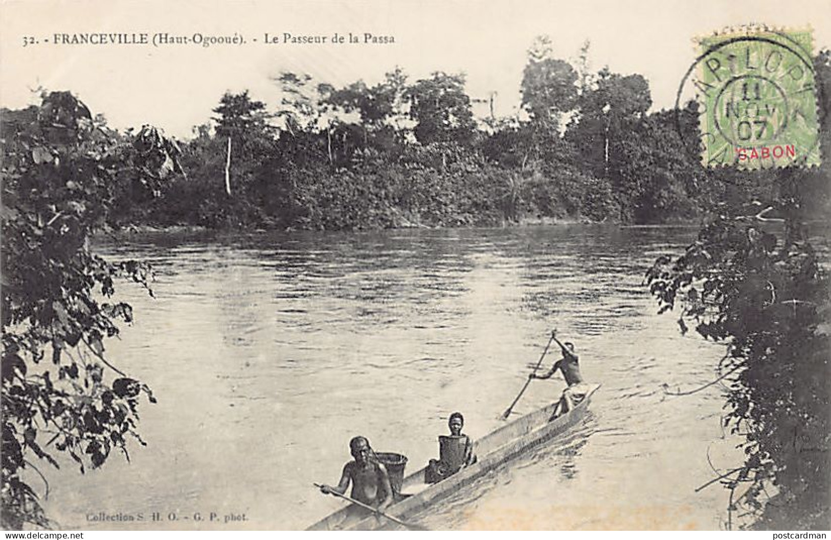 Gabon - FRANCEVILLE - Le Passeur De La Passa - Ed. S.H.O. - G.P. 32 - Gabun